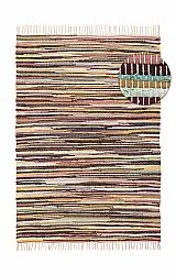 Rag rug - Happy (yellow/multi)