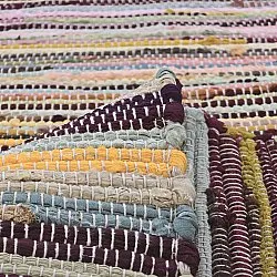 Rag rug - Happy (yellow/multi)