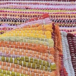 Rag rug - Happy (pink/multi)