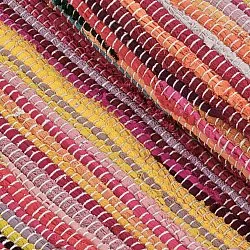 Rag rug - Happy (pink/multi)