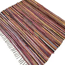 Rag rug - Happy (pink/multi)
