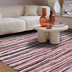 Rag rug - Home (pink/multi)