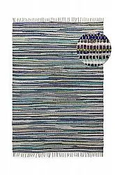 Rag rug - Home (blue/multi)