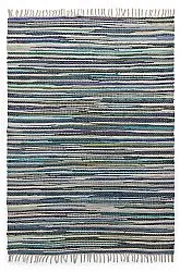 Rag rug - Home (blue/multi)