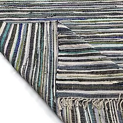 Rag rug - Home (blue/multi)