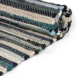 Rag rug - Home (blue/multi)