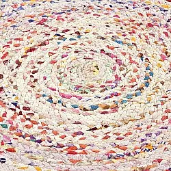 Round rugs - San Francisco (white/multi)