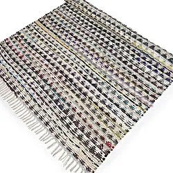 Rag rug - Lindby (blue/multi)