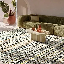 Rag rug - Lindby (yellow/multi)