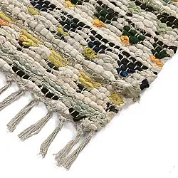 Rag rug - Lindby (yellow/multi)