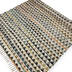 Rag rug - Lindby (yellow/multi)