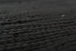 Rag rug - Silje (black)