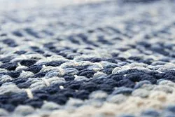Rag rug - Visby (blue)