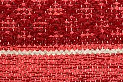 Rag rug - Visby (red)