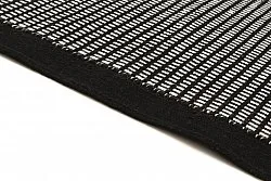 Wool rug - Luxor (black/white)