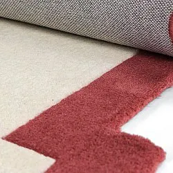 Wool rug - Agra Hand Tufted Wool Premium (cream/red)