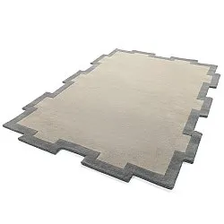 Wool rug - Agra Hand Tufted Wool Premium (grey)
