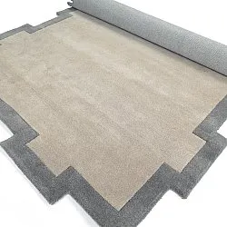 Wool rug - Agra Hand Tufted Wool Premium (grey)