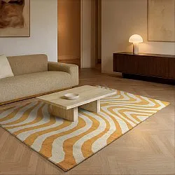 Wool rug - Aiz Hand Tufted Wool Premium (yellow)