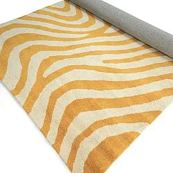 Wool rug - Aiz Hand Tufted Wool Premium (yellow)