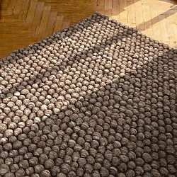 Wool rug - Avafors Wool Bubble (brown/beige)