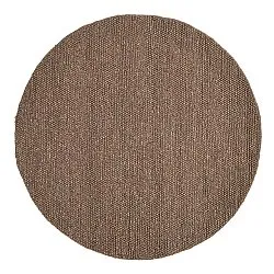 Round rug - Avafors Wool Bubble (brown/beige)