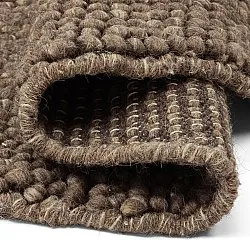 Round rug - Avafors Wool Bubble (brown/beige)
