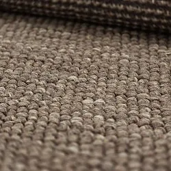 Round rug - Avafors Wool Bubble (brown/beige)