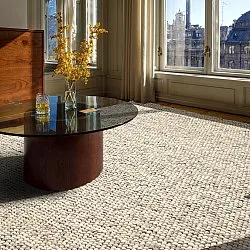 Wool rug - Avafors Wool Bubble (grey/beige)