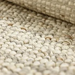 Round rug - Avafors Wool Bubble (grey/beige)