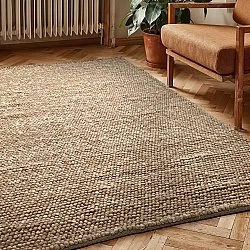 Wool rug - Avafors Wool Bubble (light brown/white)
