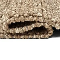 Wool rug - Avafors Wool Bubble (light brown/white)