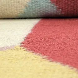 Wool rug - Aveiro (pink/multi)