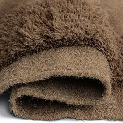 Wool rug - Beja (dark brown)