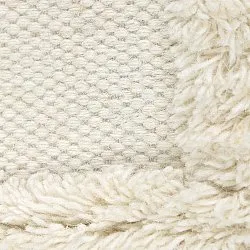 Wool rug - Beja (white)