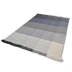 Wool rug - Chaves (blue/gray/white)