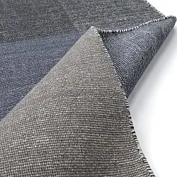 Wool rug - Chaves (blue/gray/white)