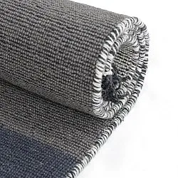 Wool rug - Chaves (blue/gray/white)