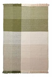 Wool rug - Chaves (green/beige)