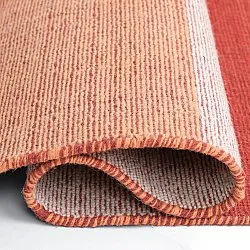 Wool rug - Chaves (red/orange)