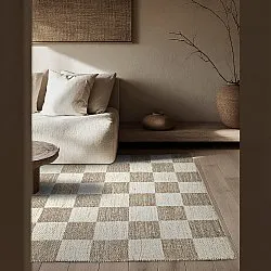 Wool rug - Dundee (beige/white)