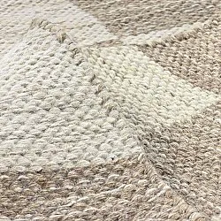 Wool rug - Dundee (beige/white)