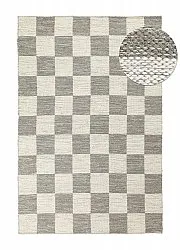 Wool rug - Dundee (grey/white)