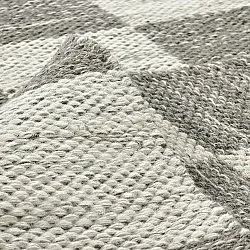 Wool rug - Dundee (grey/white)