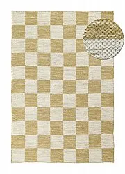 Wool rug - Dundee (yellow/white)