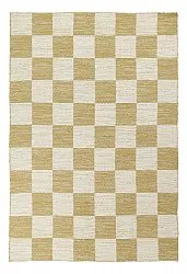 Wool rug - Dundee (yellow/white)