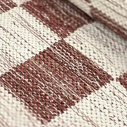 Wool rug - Dundee (red/white)