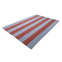 Wool rug - Garine (blue/red)