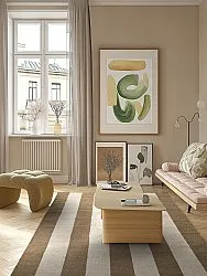 Wool rug - Garine (brown/beige)
