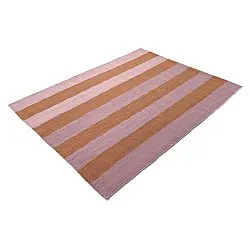 Wool rug - Garine (orange/pink)
